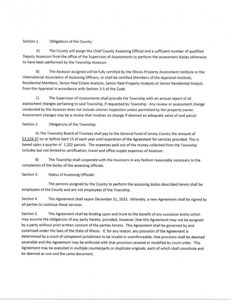 Otterville/Rosedale Townships Intergovernmental Agreement Pg. 2